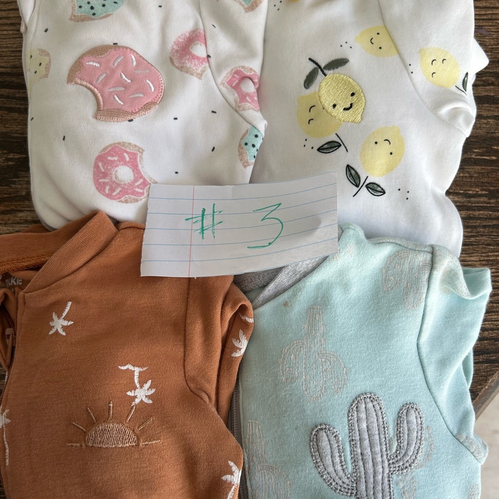 Baby Onesies Set with Fun Prints